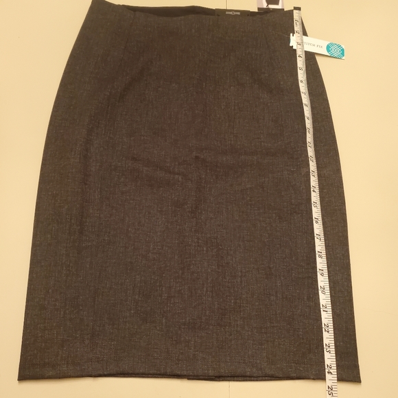 Stitch | Liverpool- Bia Pencil Grey Knit Skirt - Picture 9 of 9